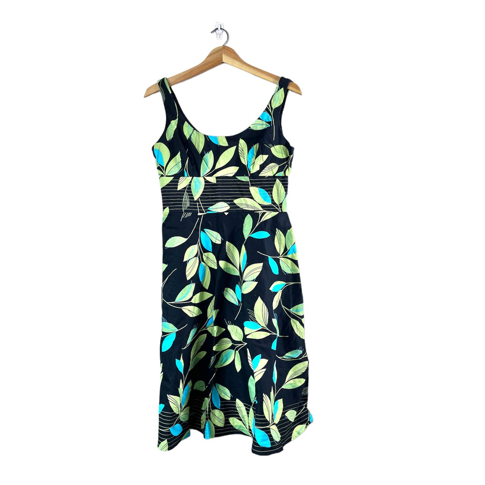 Women's Black and Green London Times Dress 10